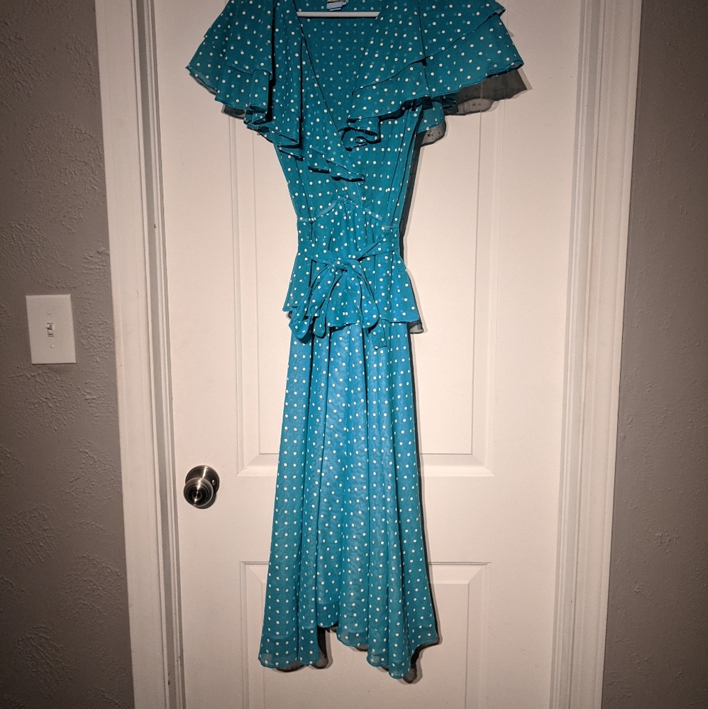 Vintage 80's Polka Dot Dress